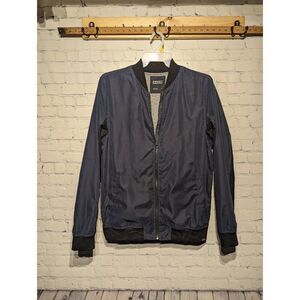 Ezekiel full zip bomber jacket size large *